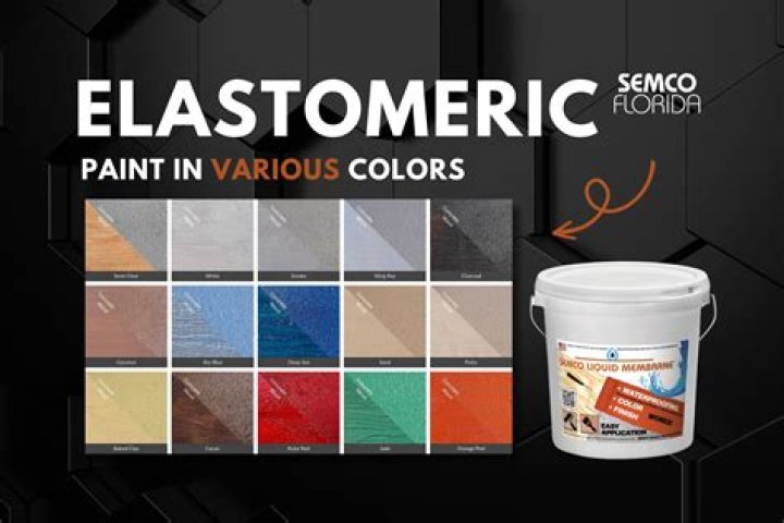 Can elastomeric paint be sprayed on