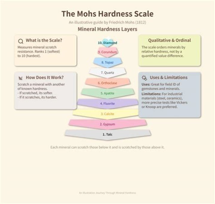 How hard is tourmaline on the Mohs scale