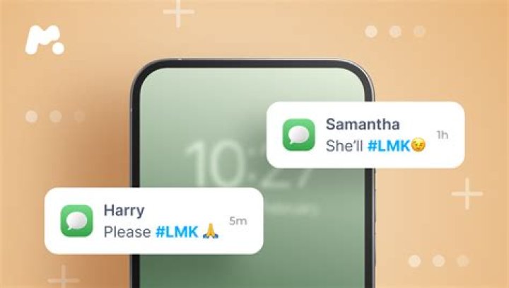 What does LMK mean in Snapchat