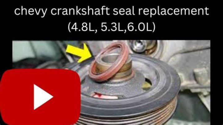When should I replace crankshaft seal