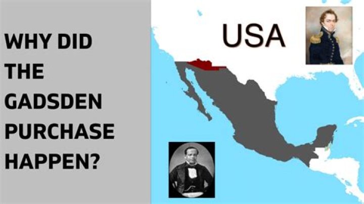 Why did the US acquire the Gadsden Purchase