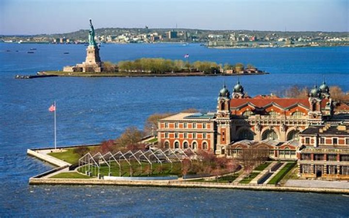 Why was Ellis Island chosen as the new entry point into the United States
